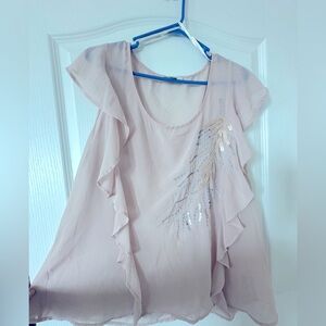 Sheer dressy top